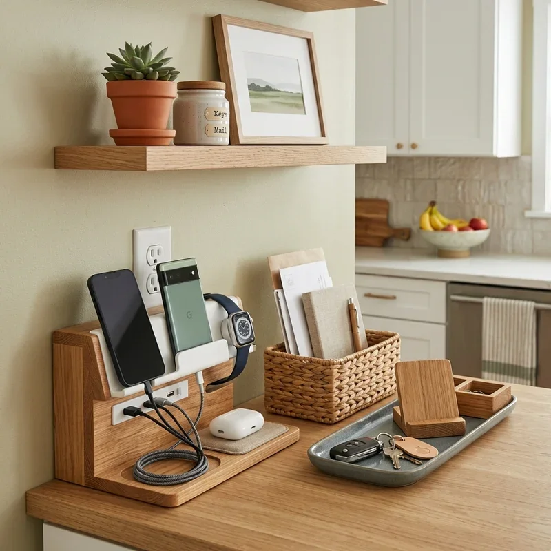 Kitchen Drop Zone Ideas