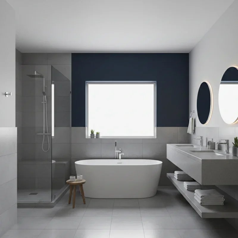 Blue And Grey Bathroom Ideas