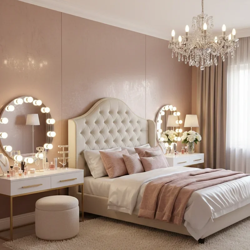 Glam Bedroom Ideas on a Budget