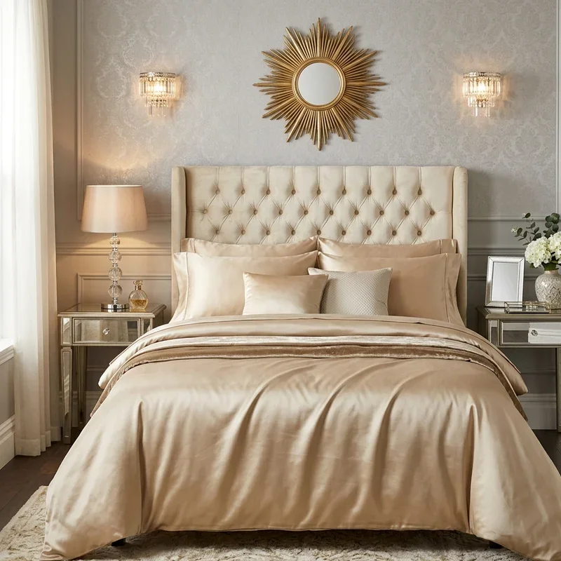 Hollywood Glam Bedroom Ideas