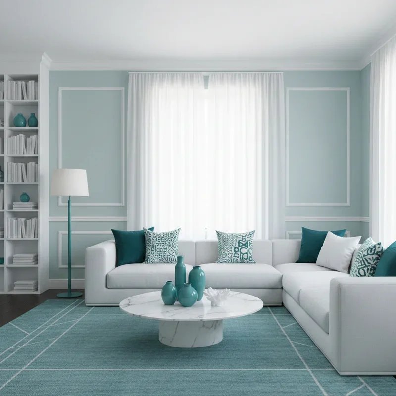 Teal Living Room Ideas