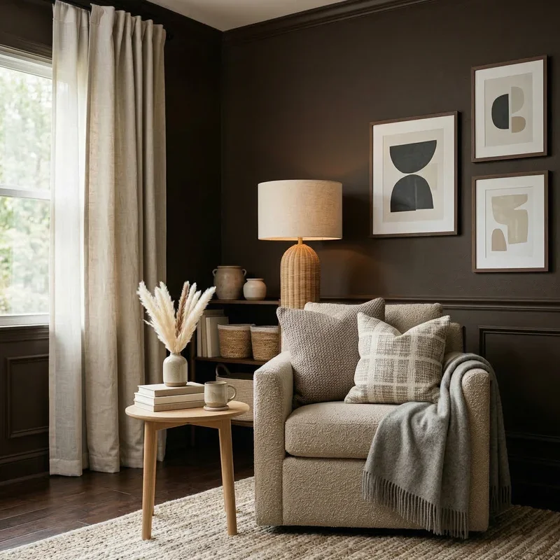 Dark Brown Room Ideas