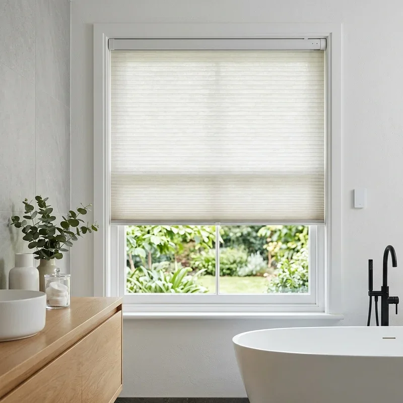 Modern Bathroom Window Curtain Ideas