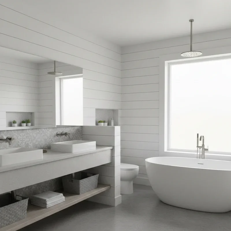 Grey and White Bathroom Ideas