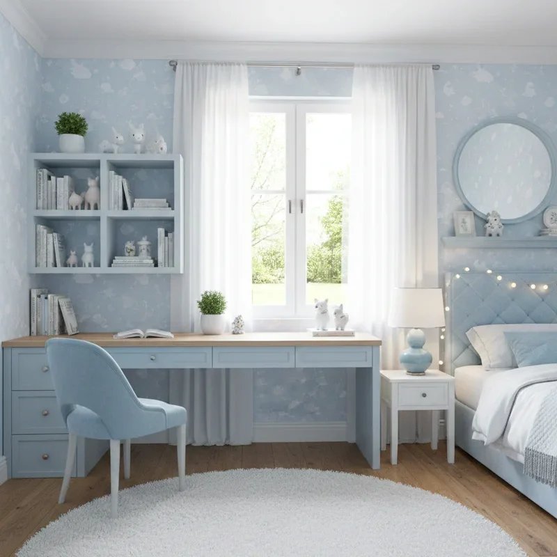 Light Blue Girl Room Ideas