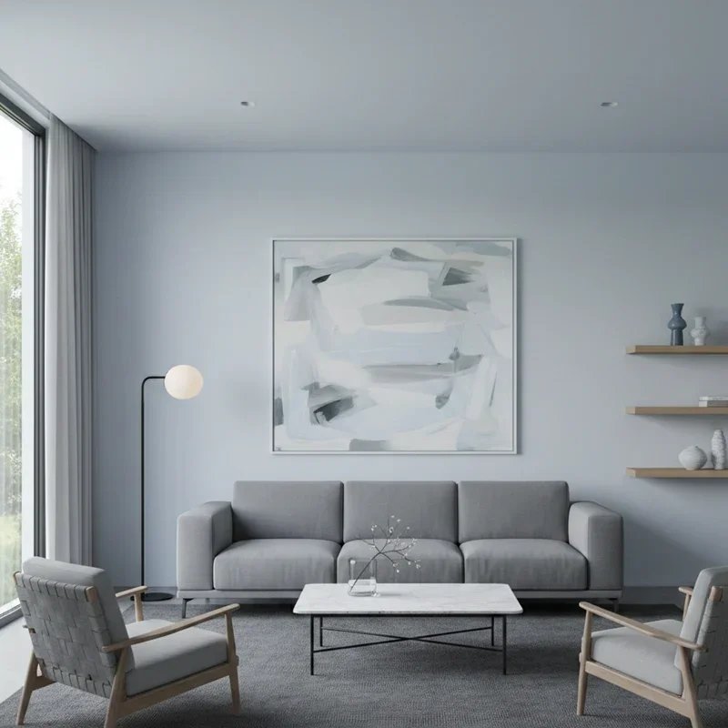 Light Blue and Grey Living Room Ideas