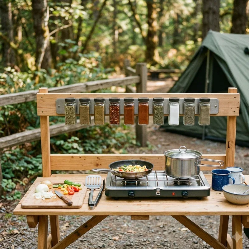 DIY Camping Kitchen Ideas