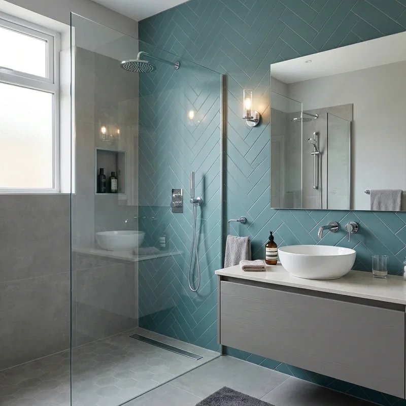 Teal and Grey Bathroom Ideas