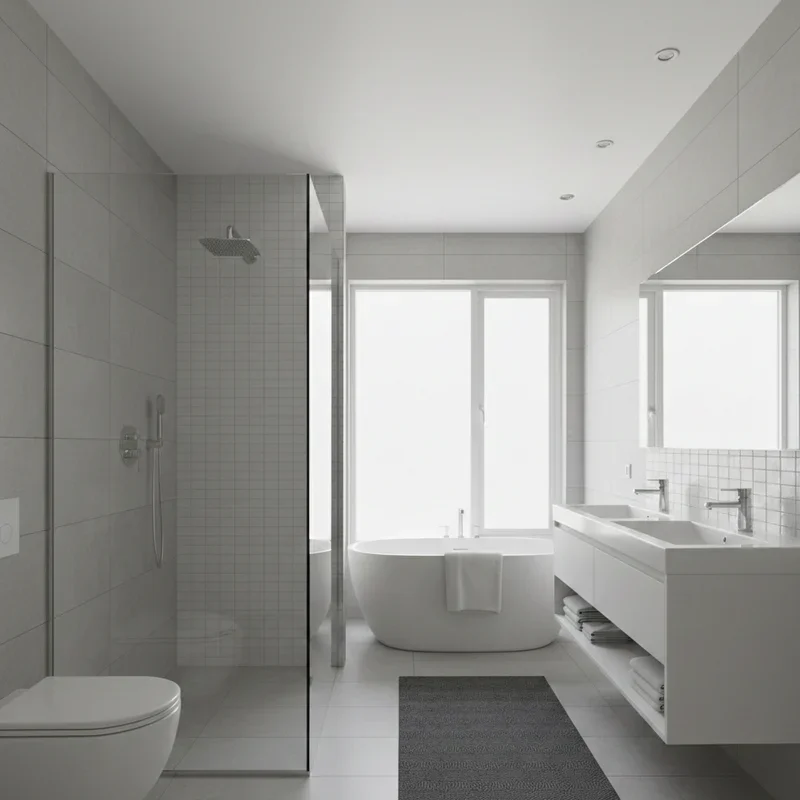 Grey and White Bathroom Ideas