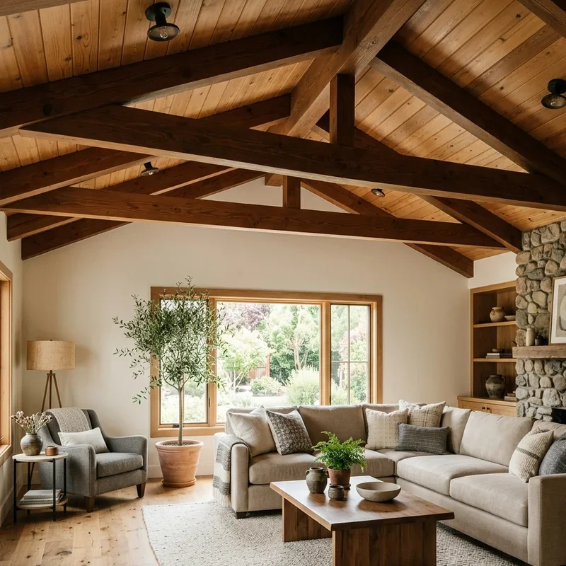 Wood Ceiling Ideas for Living Room