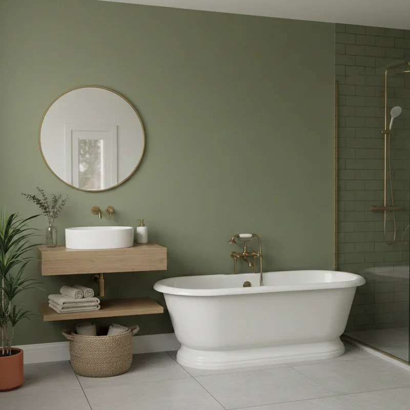 16 Olive Green Bathroom Ideas to Elevate Your Space