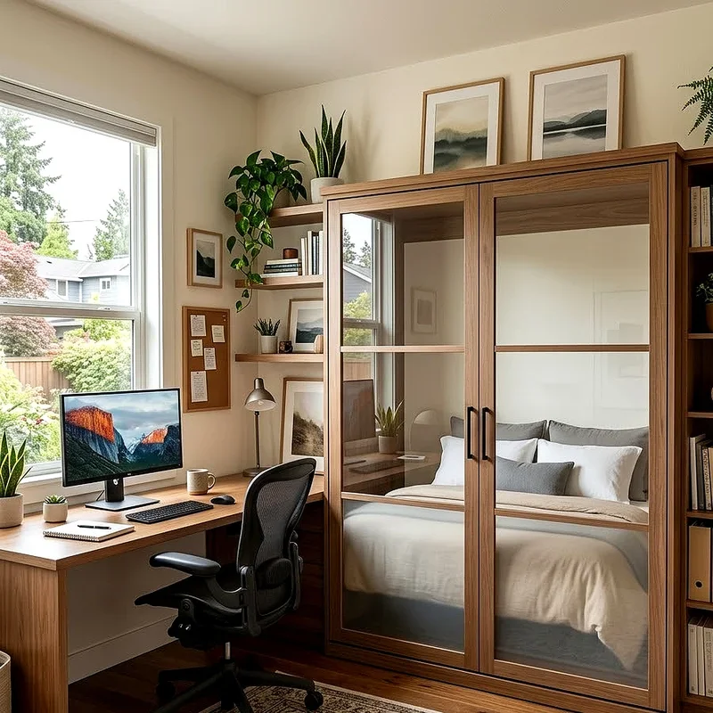 Office with Murphy Bed Ideas