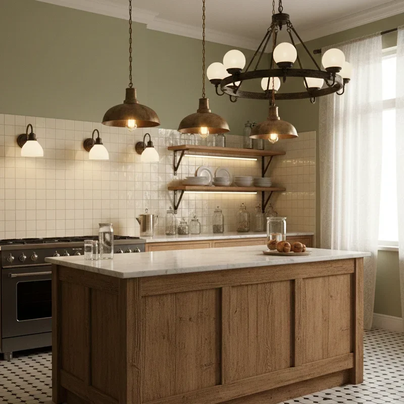 Vintage Kitchen Lighting Ideas