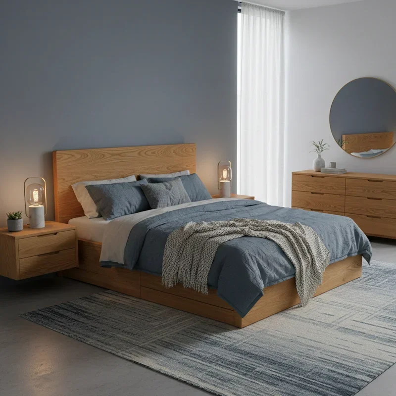 Blue Grey Bedroom Ideas