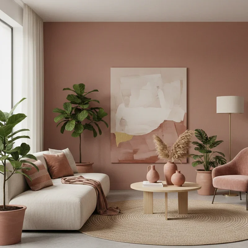 Pink Living Room Ideas
