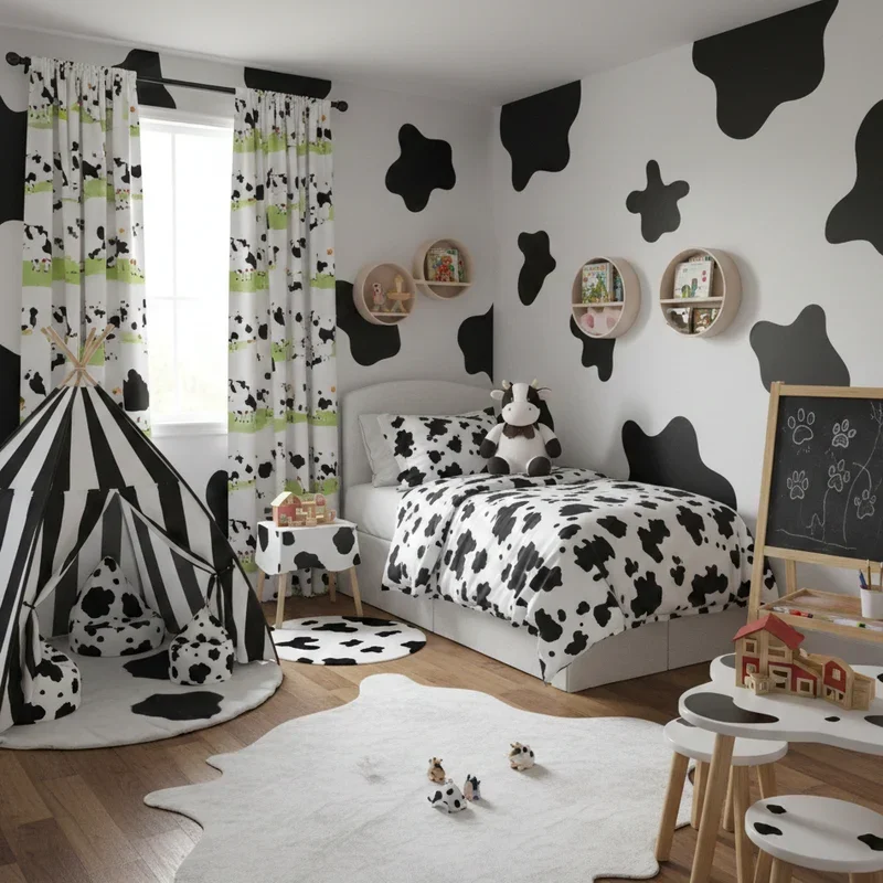 Cow Themed Bedroom Ideas