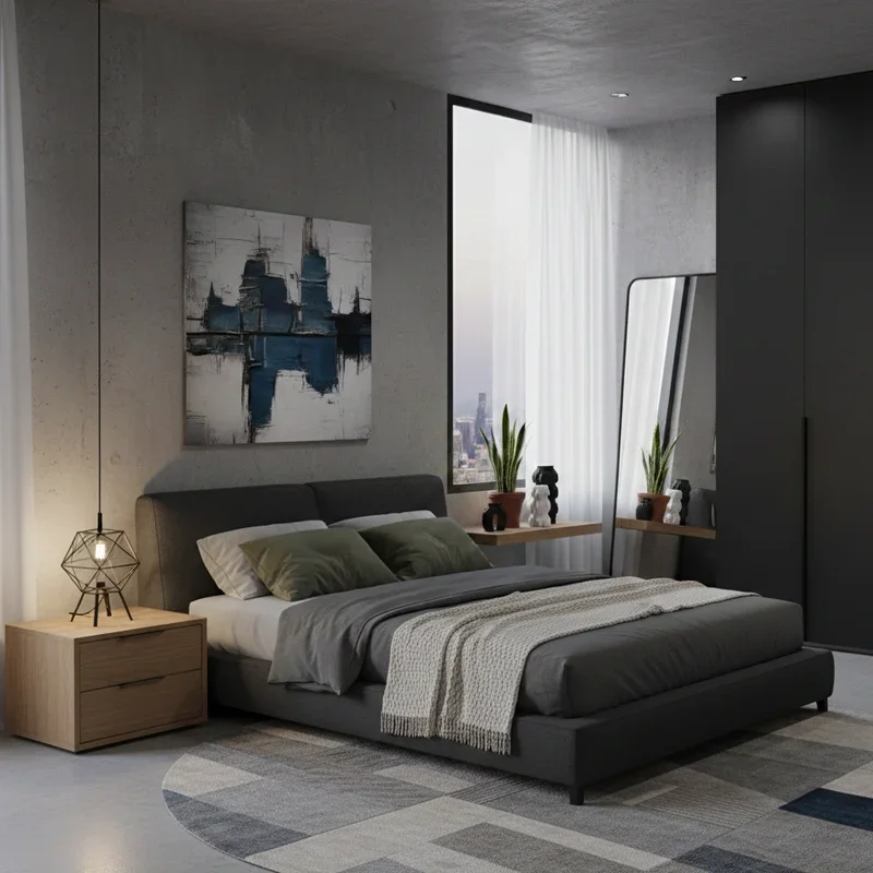 16 Modern Men’s Bedroom Ideas for Minimalist Living