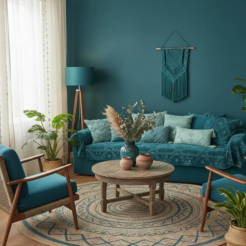 Teal Living Room Ideas
