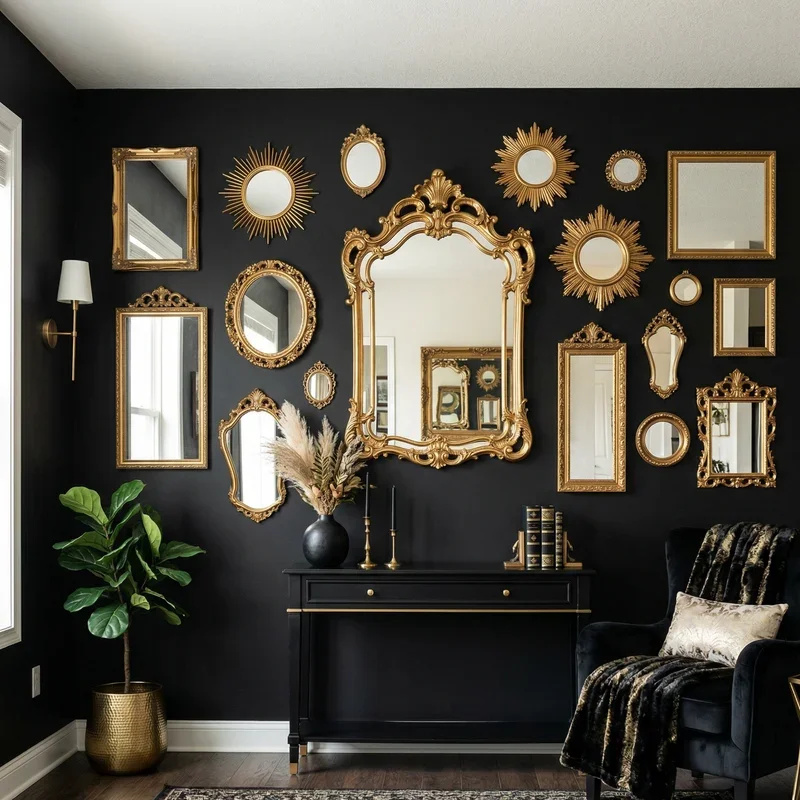 Black and Gold Room Ideas