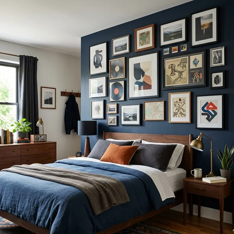 Men's Bachelor Bedroom Ideas