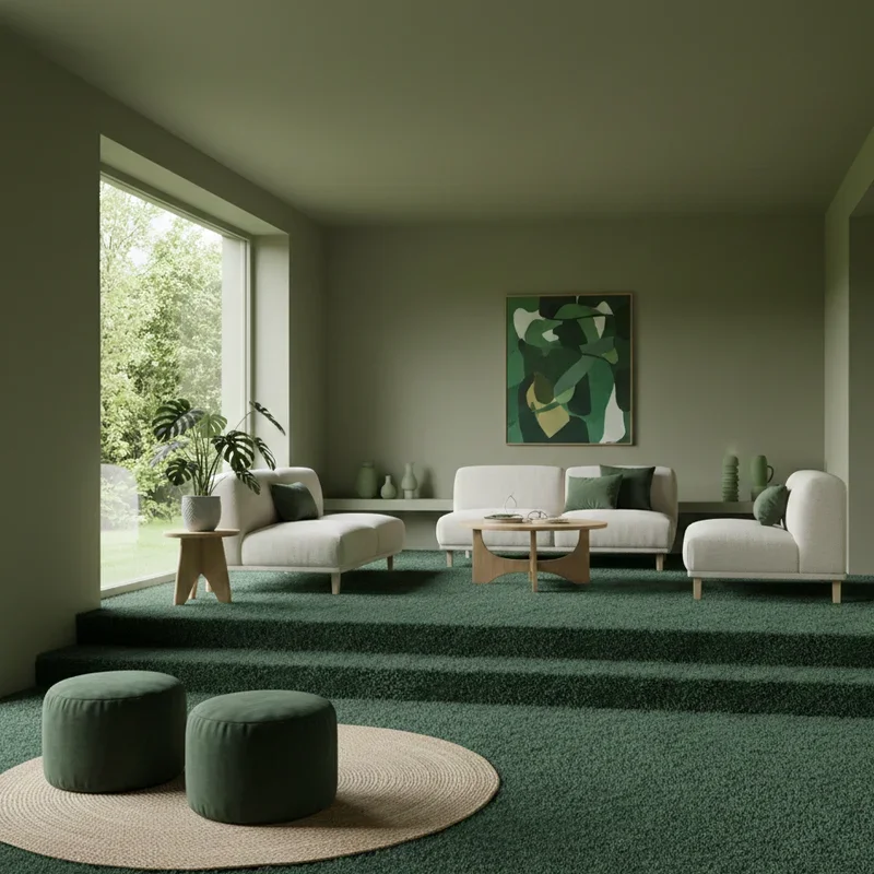 Green Carpet Living Room Ideas