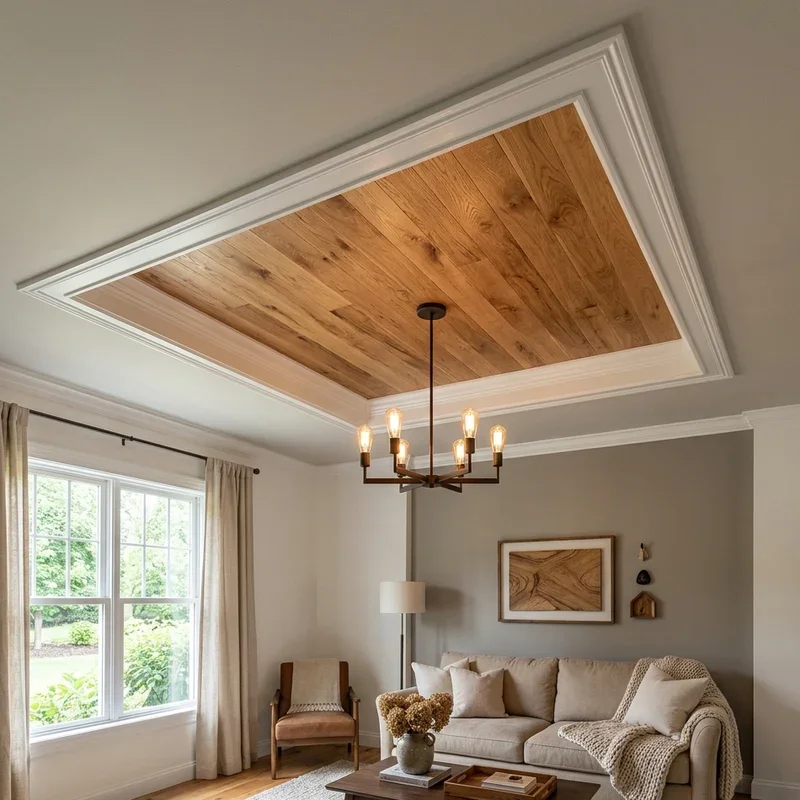 Wood Ceiling Ideas for Living Room