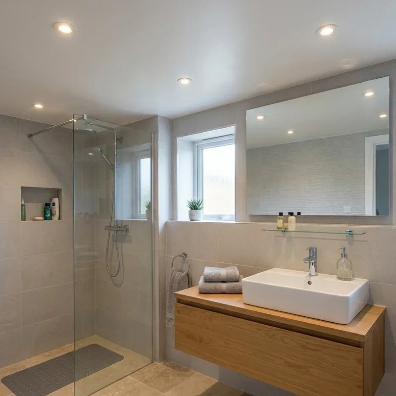 Low Ceiling Bathroom Ideas