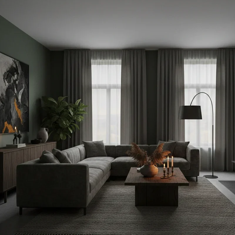 16 Dark Living Room Ideas to Create Luxe Atmosphere