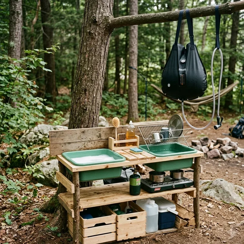 DIY Camping Kitchen Ideas