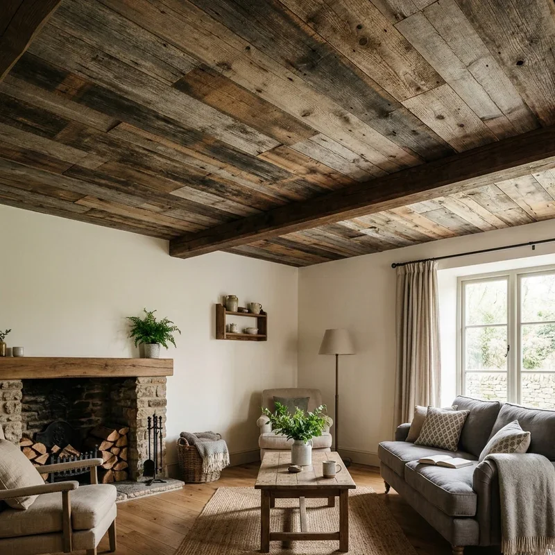 Wood Ceiling Ideas for Living Room