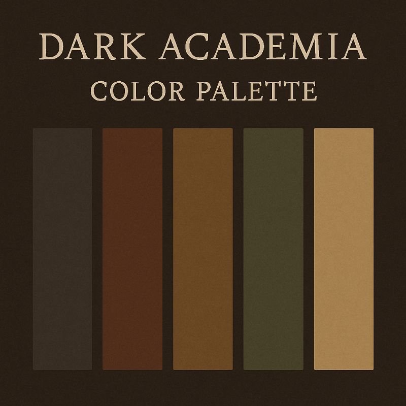 20 Dark Academia Color Palette Ideas You'll Love
