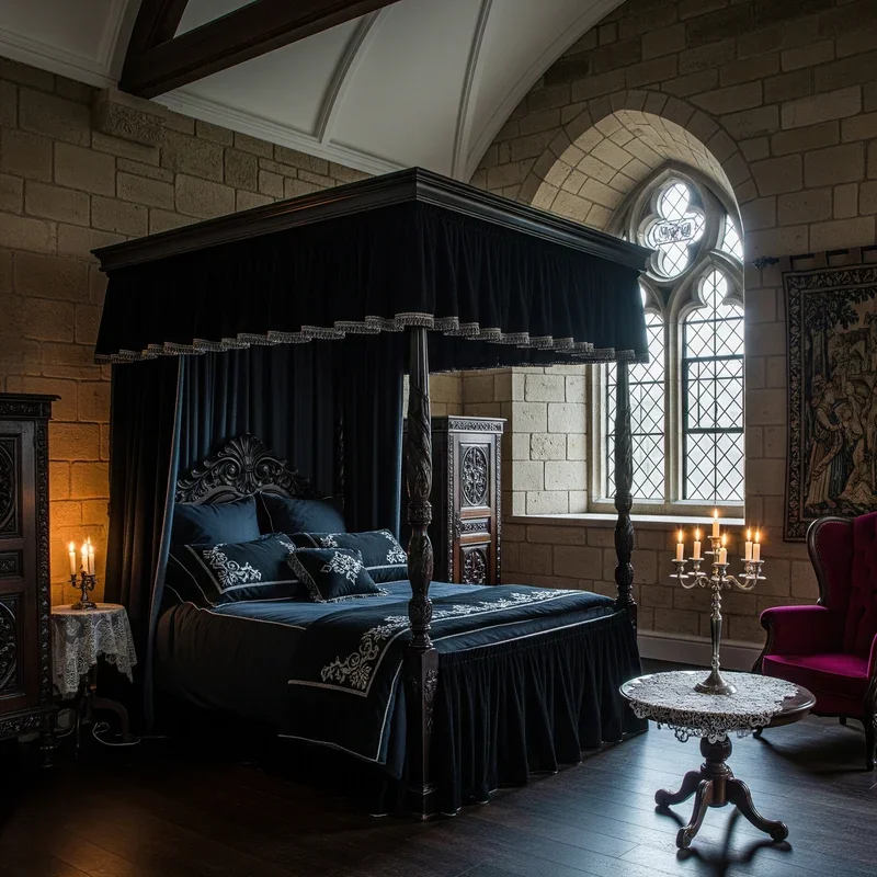 16 Gothic Bedroom Ideas for a Dark and Elegant Look