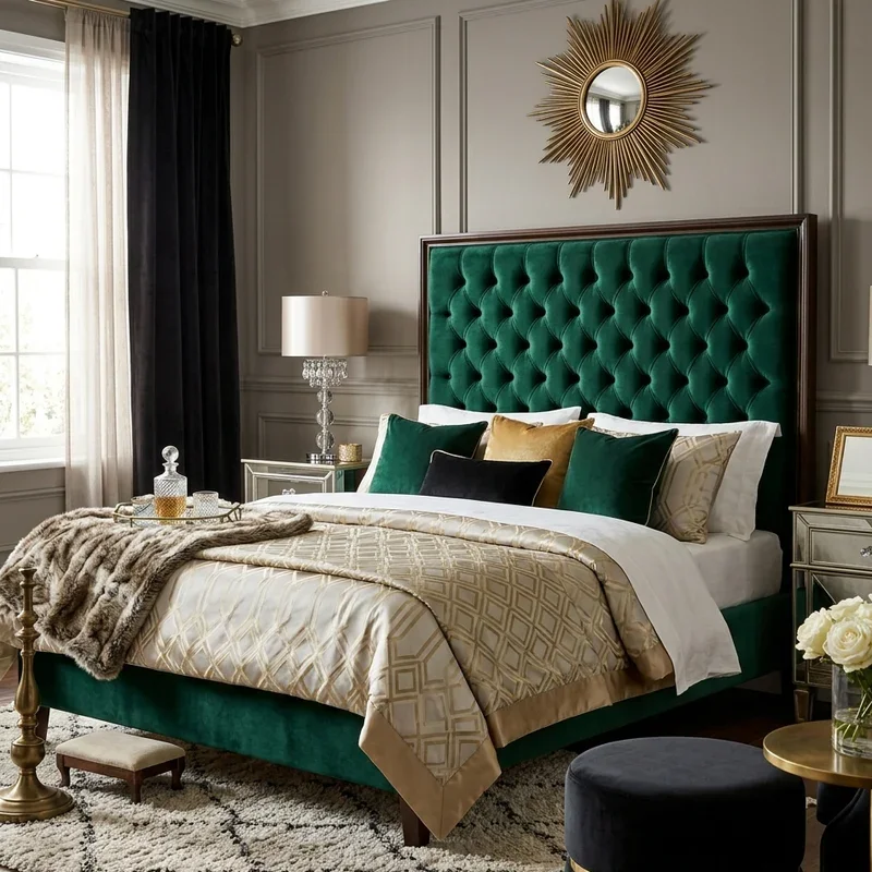 Hollywood Glam Bedroom Ideas