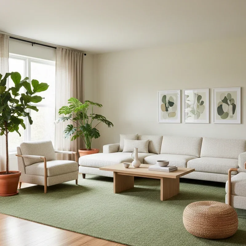 Green Carpet Living Room Ideas