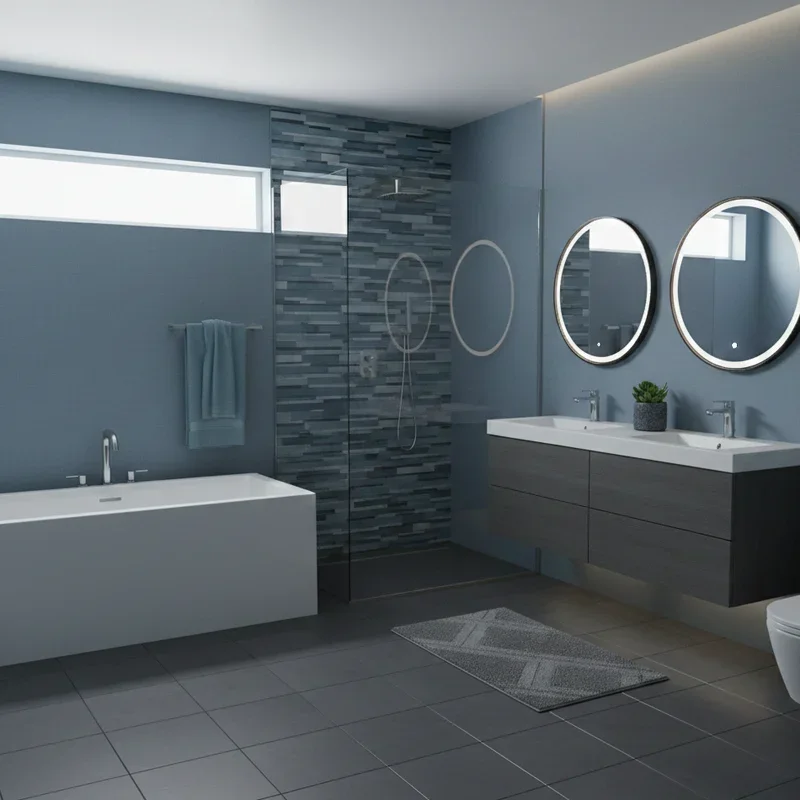 Blue And Grey Bathroom Ideas