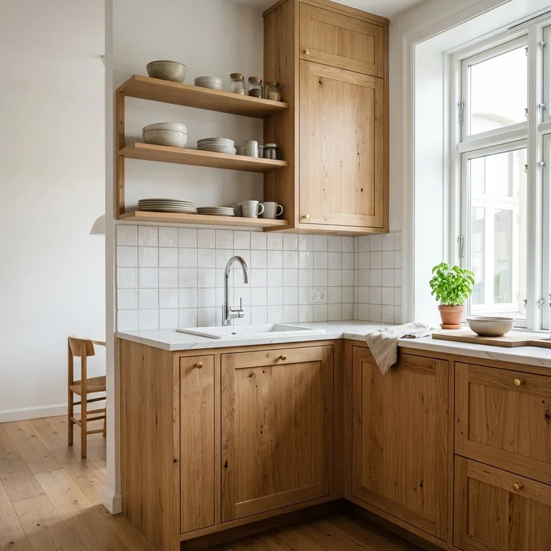 Natural Wood Kitchen Cabinets Ideas