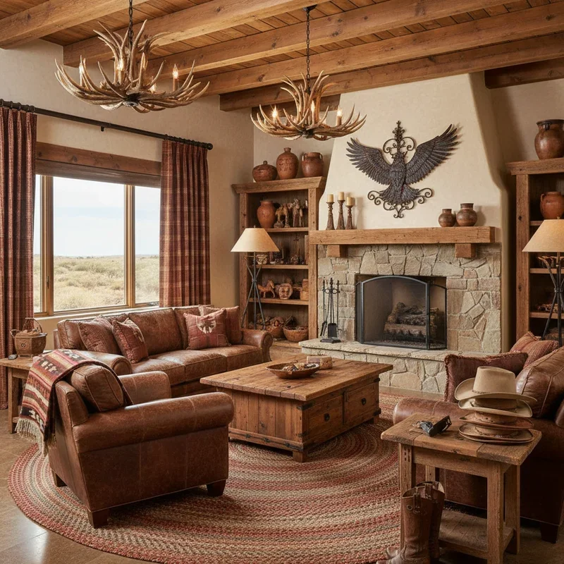 16 Western Room Ideas That Blend Rustic and Modern Decor