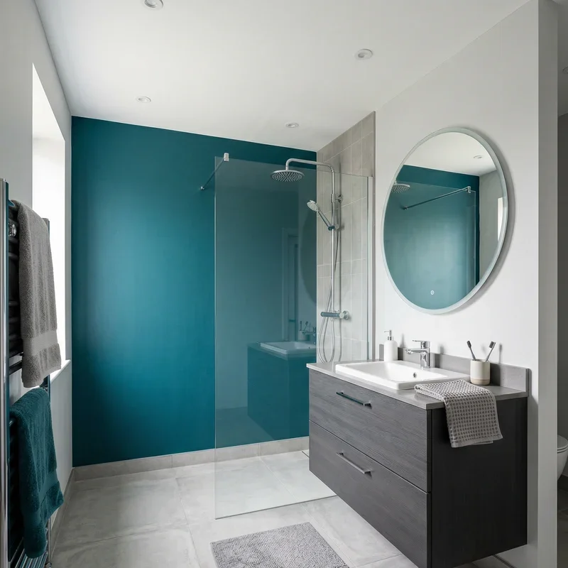 Teal and Grey Bathroom Ideas