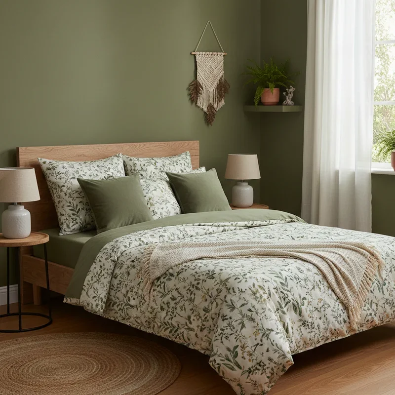 Olive Green Bedroom Ideas
