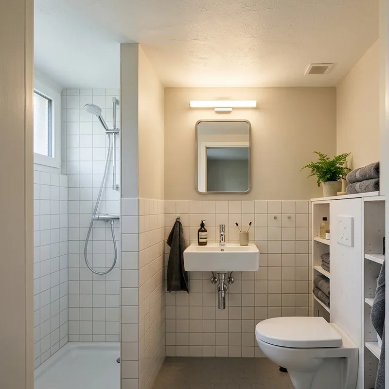 Low Ceiling Bathroom Ideas