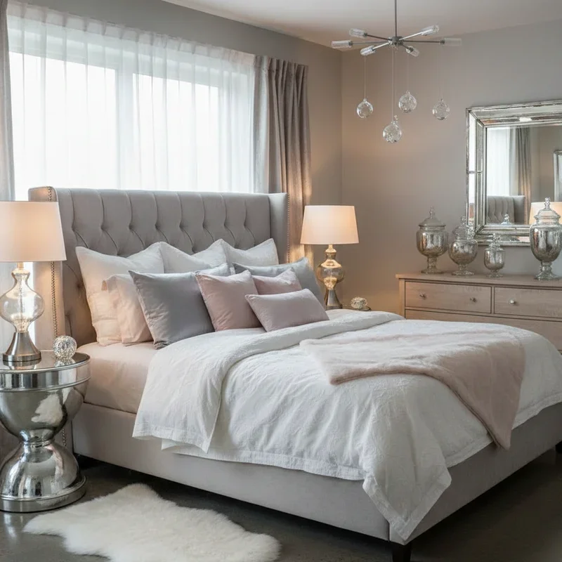 Glam Bedroom Ideas on a Budget