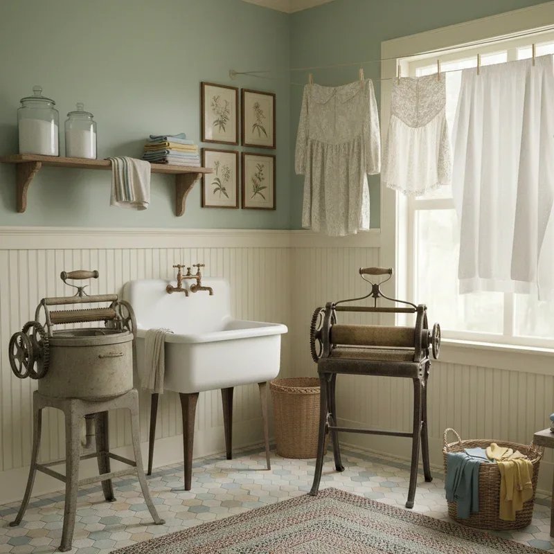 Vintage Laundry Room Ideas