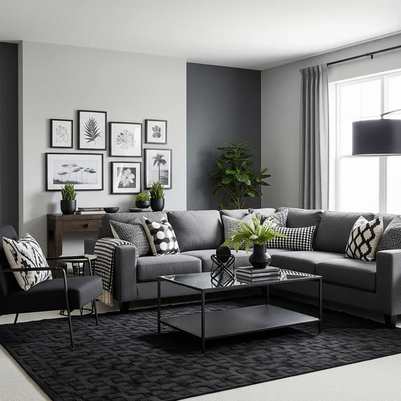 16 Gray and Black Living Room Ideas for Stylish Homes