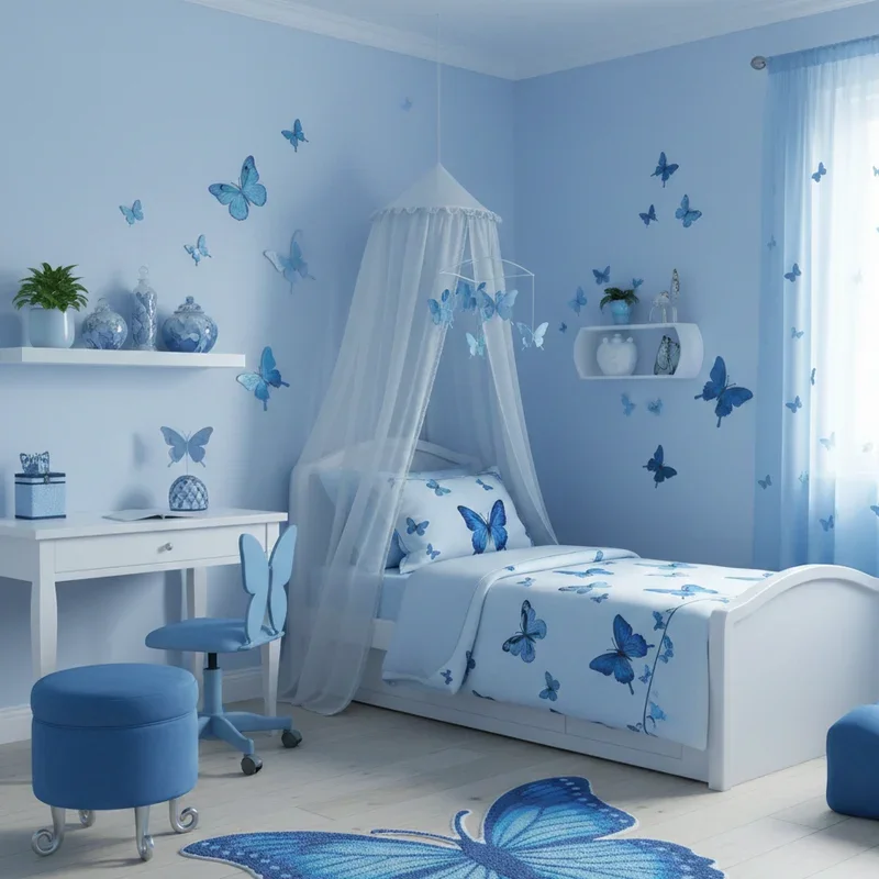 Blue Girl Room Ideas