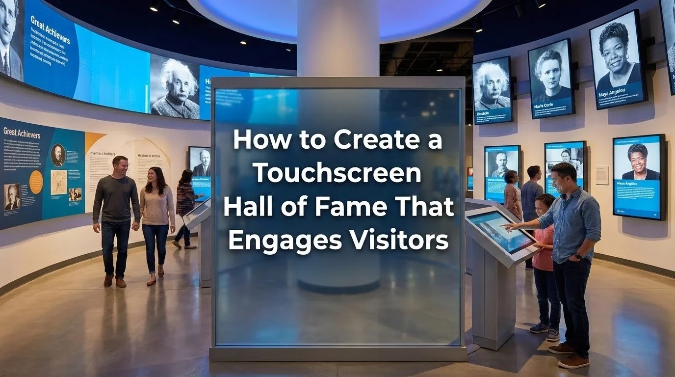 How to Create a Touchscreen Hall of Fame That Engages Visitors