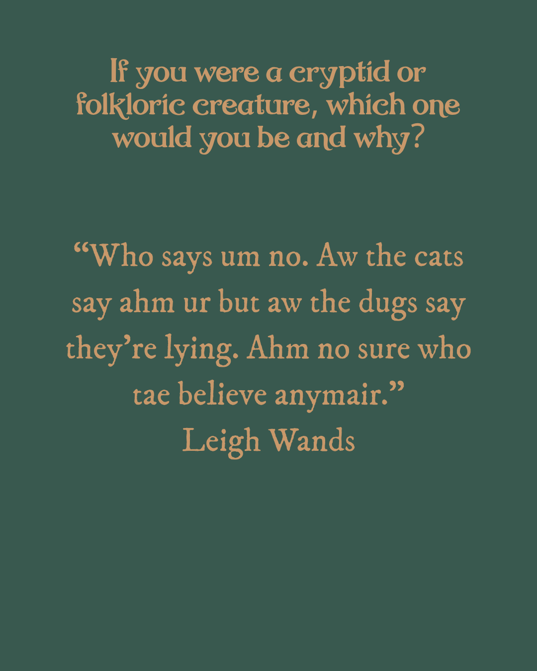 Author Interview: Leigh Wands