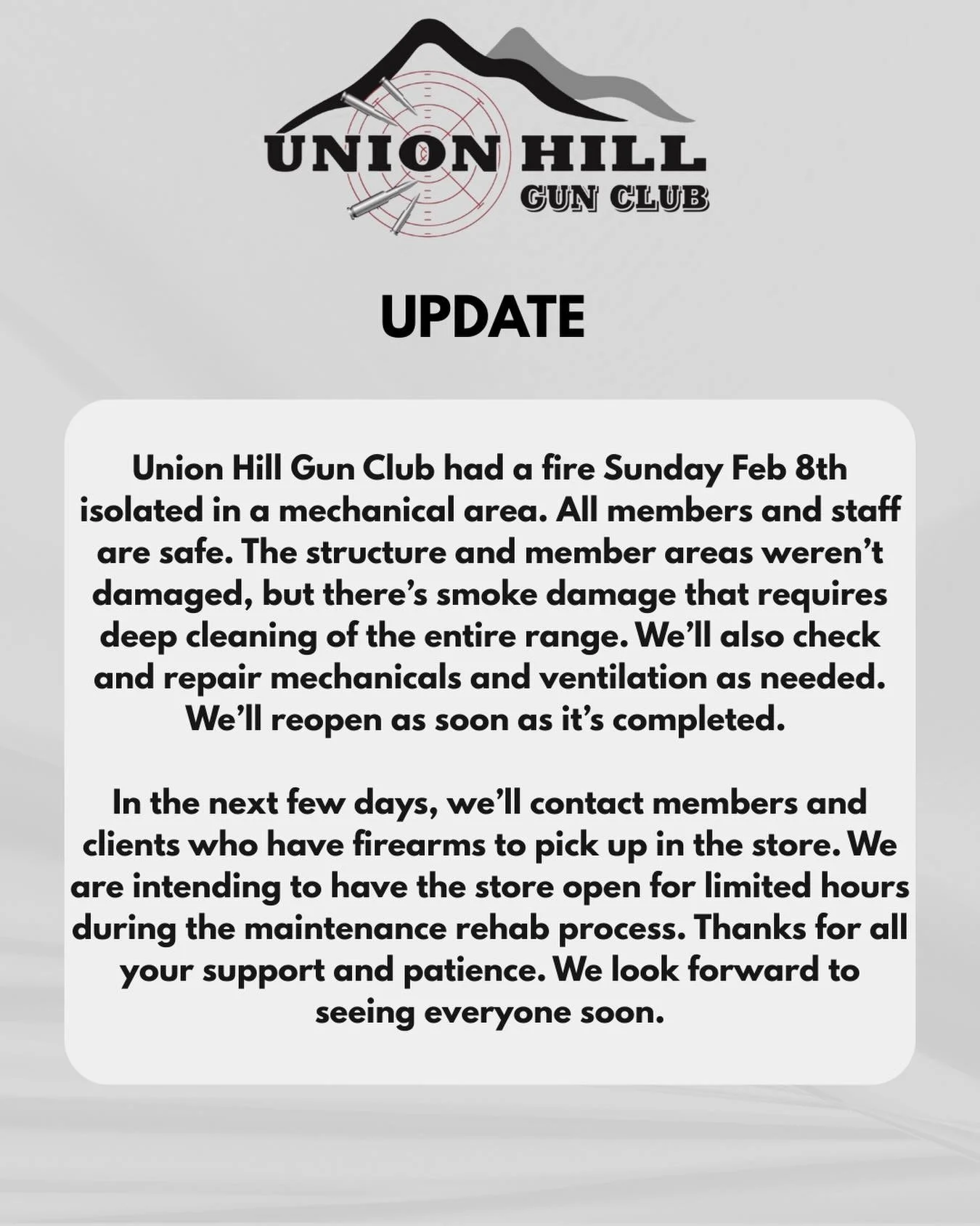 *Club Update*
