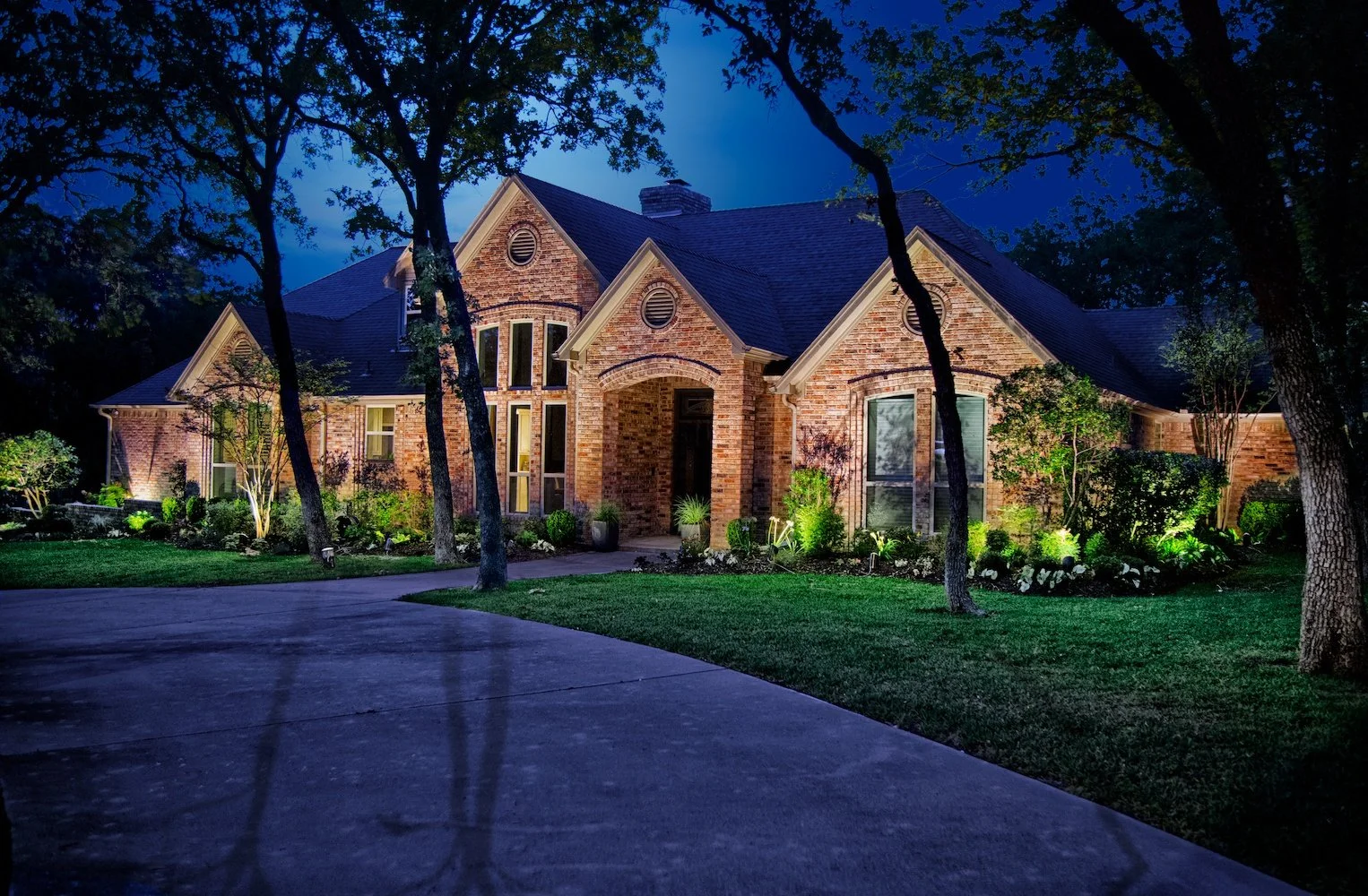 Custom exterior lighting installed in indianapolis