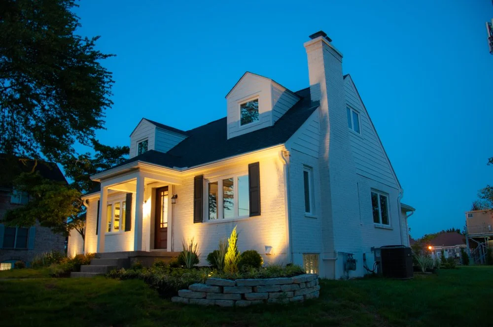 Outdoor lighting design for indianapolis residence