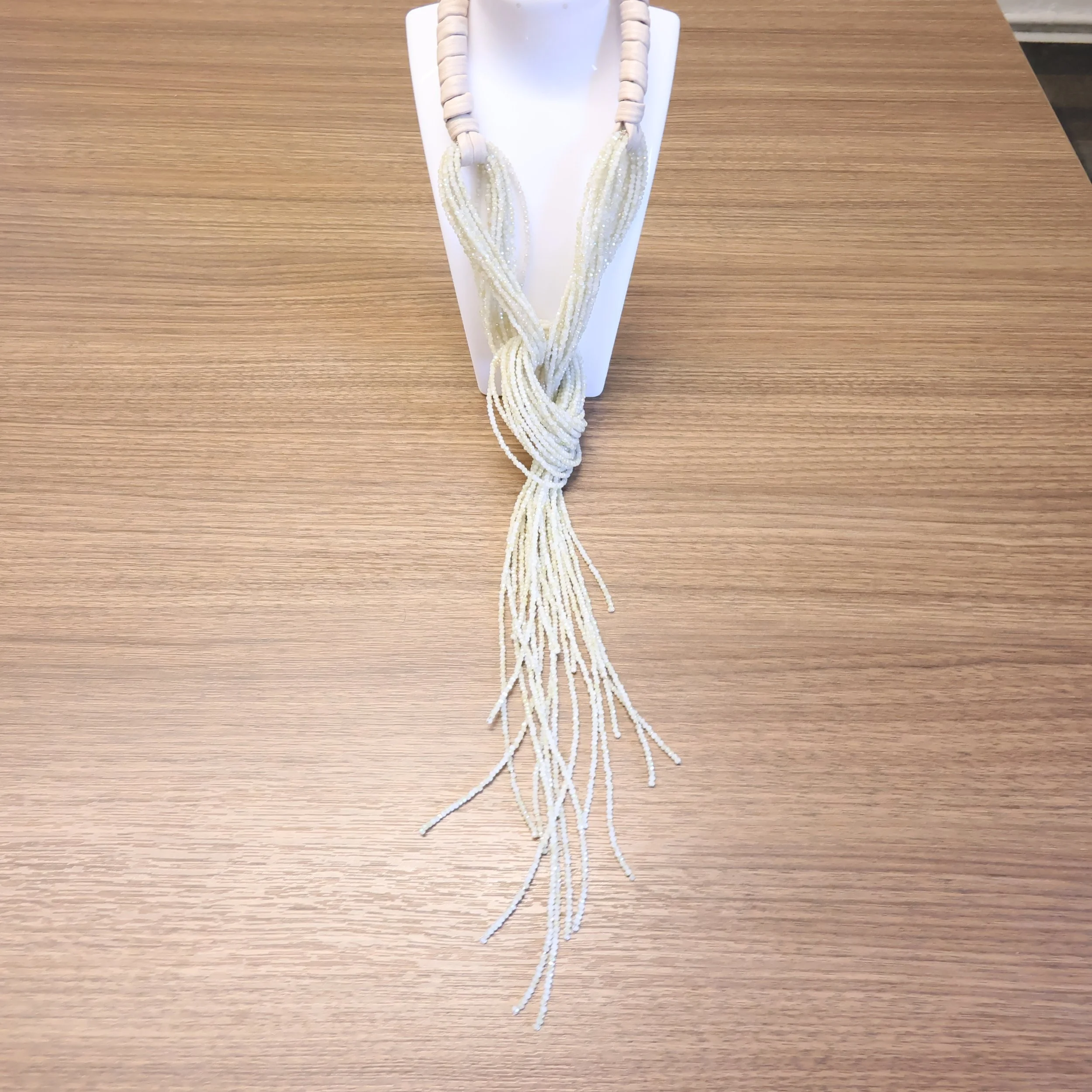 Nakamol Necklace Beaded Knot Statement